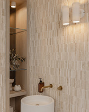 Travertine Kitkat Mosaic Tile